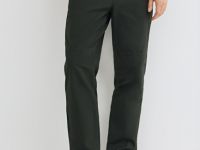 Утеплённые брюки со стопперами, Зеленый