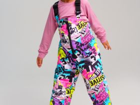 Комплект текстильный с полиуретановым покрытием для девочек: куртка, полукомбинезон