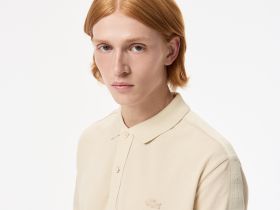 Мужская хлопковая рубашка-поло Lacoste