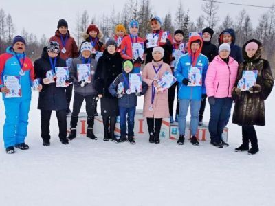 Победители и призеры лыжных соревнований "Проверка на выносливость"