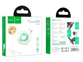 Беспроводное зарядное устройство Hoco (CW36) Wireless (5V/1A) для Apple Watch (белый)