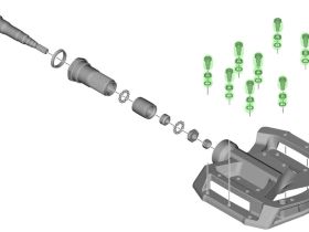Комплект сменных шипов для педалей Shimano PD-GR500/M820 (комплект 9 шт)