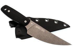 Нож Barmaley Knives Буратино L, сталь VG-10, рукоять G10, черный