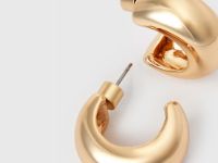 Серьги-кольца, Золотой