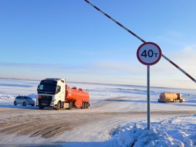Грузоподъёмность ледового автозимника «Якутск-Нижний Бестях» увеличили до 40 тонн