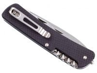 Нож Ruike L51-N, сталь 12C27, рукоять G10, коричневый