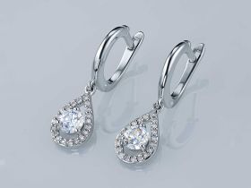 Серьги из белого золота э4712сг06162800