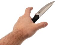 Нож Пиранья, сталь VG-10, рукоять черная G10