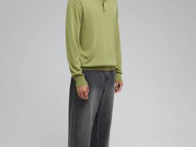 Джемпер-поло с шерстью