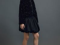 Юбка-баллон мини для девочек, Черный