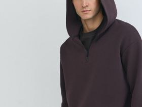 Толстовка с капюшоном на молнии, Фиолетовый