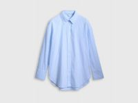 Хлопковая рубашка, Голубой