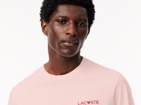 Мужская футболка для дома Lacoste из хлопка