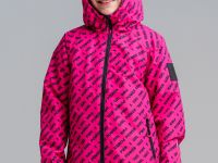 Куртка текстильная с полиуретановым покрытием для девочек (ветровка)