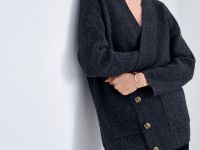 Удлиненный кардиган свободного кроя