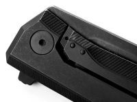 Складной нож LionSteel MT01 Toxis Stone, сталь MagnaCut, рукоять карбон/титан