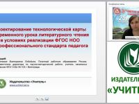 Проектирование технологической карты современного урока литературного чтения в условиях реализации ФГОС НОО и профессионального стандарта педагога