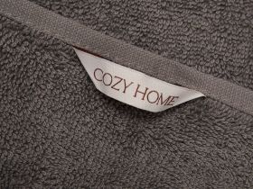 Полотенце махровое Tesoro, серое