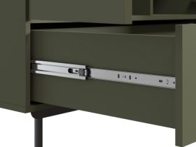 Распашной шкаф Квелен 2-96x220 Оливковый