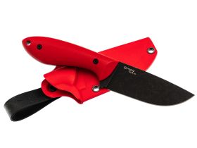 Туристический нож N.C. Custom Crony, сталь AUS-10 BSW, рукоять Red G10, kydex red