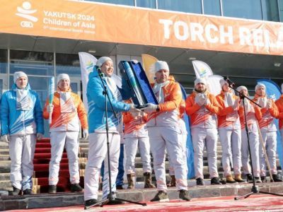 Мирный принял огонь эстафеты VIII Международных спортивных игр «Дети Азии»