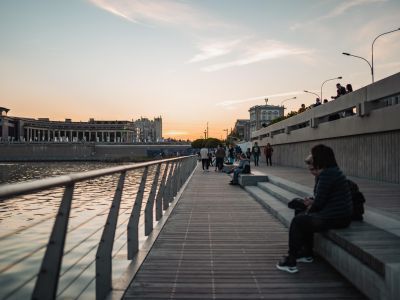 Набережная озера Кабан