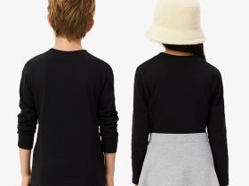 Детская футболка Lacoste из хлопка