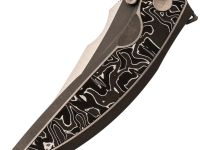 Складной нож We Knife Quinseris, сталь M390, рукоять титан/карбон