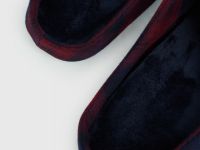 Тапочки в клетку, Синий