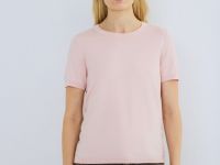 Базовый джемпер с коротким рукавом, Розовый