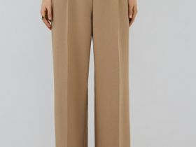 Широкие брюки, Бежевый