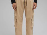 Брюки-карго с эластичным поясом