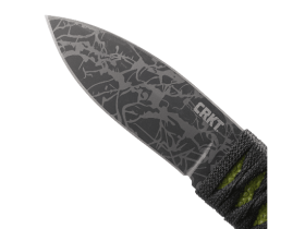 Нож с фиксированным клинком CRKT Achi, сталь 8Cr13MoV, рукоять паракорд