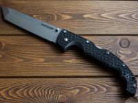 Нож складной Cold Steel Voyager XL Tanto, сталь Aus-10A, рукоять Griv-Ex, черный