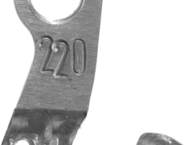 Держатель заднего переключателя "петух" Meta №220 фрезерованный (серебристый)