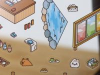Наклейки+пинцет для творчества румбокс "Аквапарк", коричневые , 16х20 см