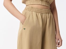 Женские прямые спортивные брюки Lacoste свободного кроя