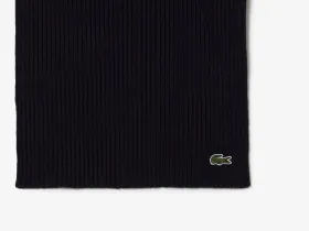 Шерстяной шарф Lacoste унисекс