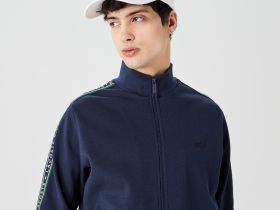 Мужская толстовка Lacoste на молнии