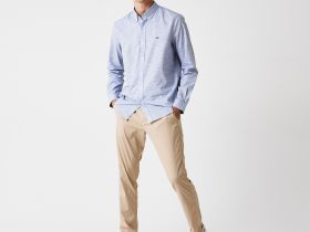 Мужские брюки Lacoste приталенного кроя