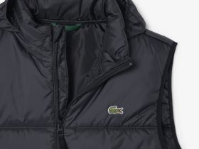 Мужская водостойкая стёганая куртка Lacoste