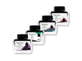 Чернила для рисования и каллиграфии Малевичъ, распадающиеся с блеском, 15 мл, галактический маяк