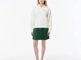 Женская толстовка Lacoste с капюшоном на молнии