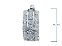 Серьги из серебра э0612сг02135600