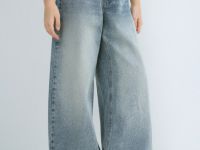 Свободные джинсы для девочек, Голубой