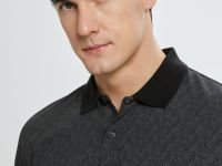 Однотонное поло из хлопка