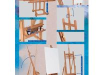 Мольберт M/18 студийный с наклоняемым станом MABEF