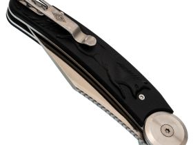 Складной нож Перемен Лисичка, сталь 8Cr14MoV, рукоять FRN, черный
