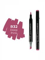 Маркер двухсторонний на спиртовой основе Sketchmarker Brush Цвет Глубокий розовый