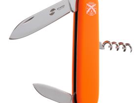 Нож перочинный Stinger 90 мм, 4 функции, оранжевый